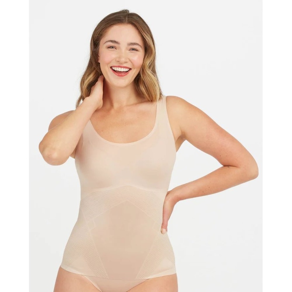 Spanx Thinstincts‎ 2.0 Nude Beige Shapewear Camisole Tank Top Size 2X